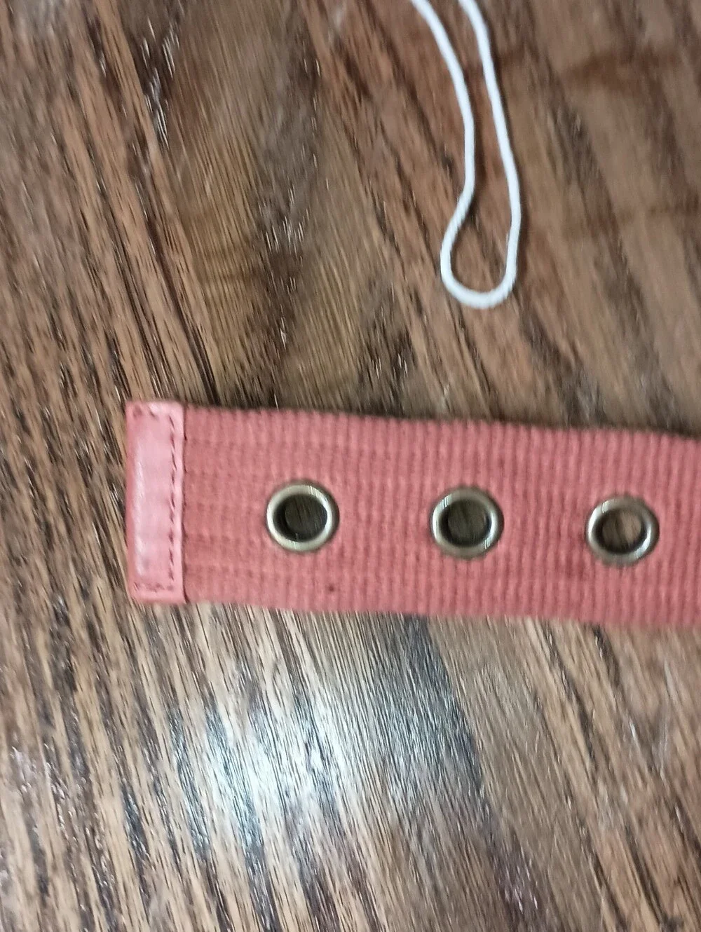 Free People Rose Pink Grommet Canvas Belt women's Small / Medium
